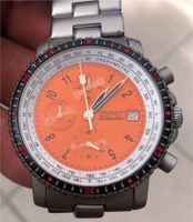 Esprit Armbanduhr Chronograph  orange Space Age Zifferblatt Niedersachsen - Osnabrück Vorschau