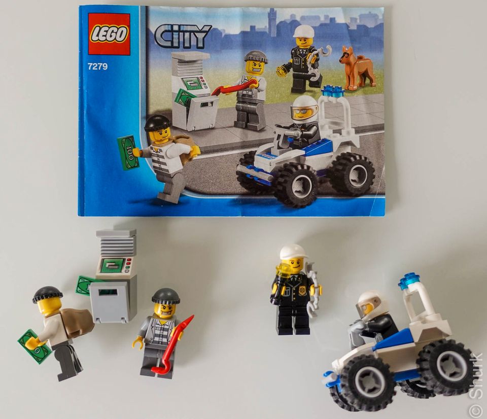 LEGO City - Polizei Verfolgung / Banküberfall / Quad 7279 in Siebenbäumen