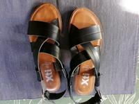 XTI Ledersandalen, Leder Sandaletten, Damensandalen, schwarz, 39 Bayern - Teisendorf Vorschau