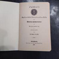 Fussball Koch_Fibel mit Fussballregeln Brauschweig 1875 org. Bayern - Augsburg Vorschau