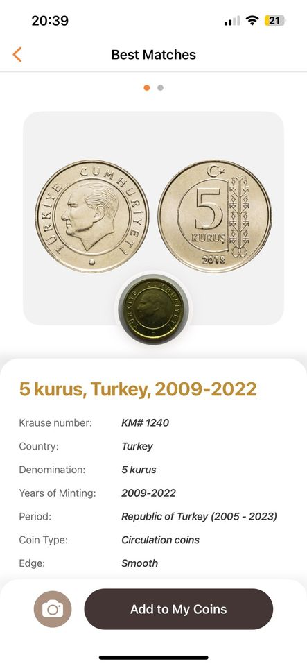 Münzen Türkei (s. Beschreibung) in Olbernhau