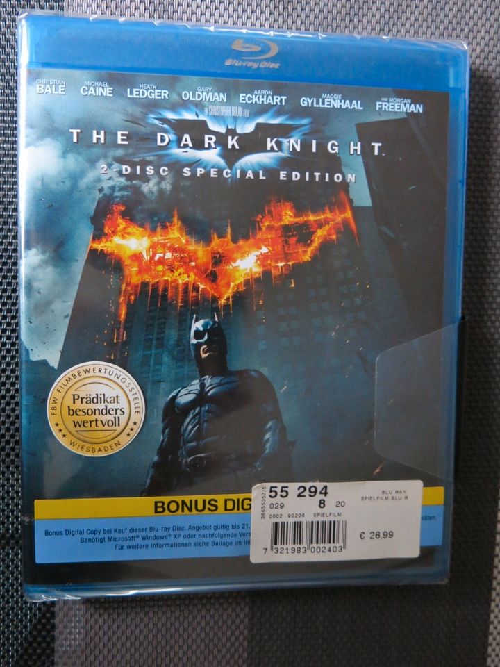 ✳️ 2 x Disc SPECIAL EDITION BATMAN The Dark Knight Blu-ray OVP in Hückelhoven