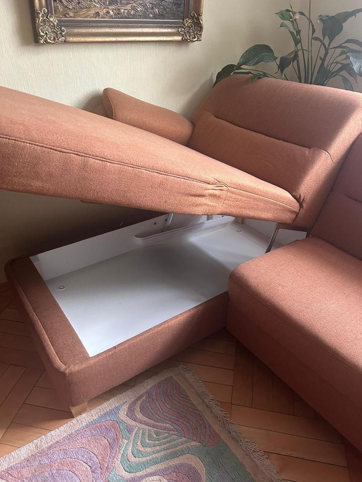 meinSofa - Modell Vera Sofa/Couch mit Schlaffunktion+Staukasten in Halle