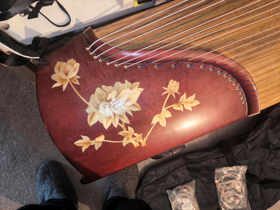 Guzheng chinesisches Zupfinstrument in Wiesbaden