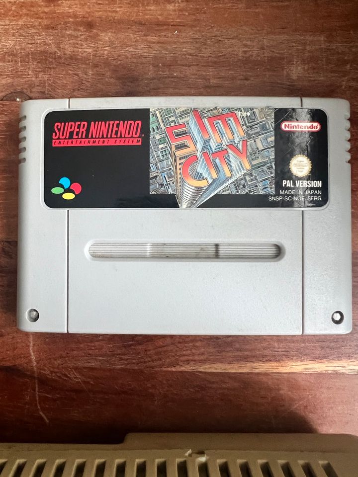 SUPER NINTENDO Spiel • SIM City • PAL Version in Bochum