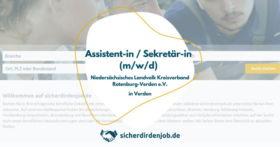 Assistent-in / Sekretär-in  (m/w/d) in Verden