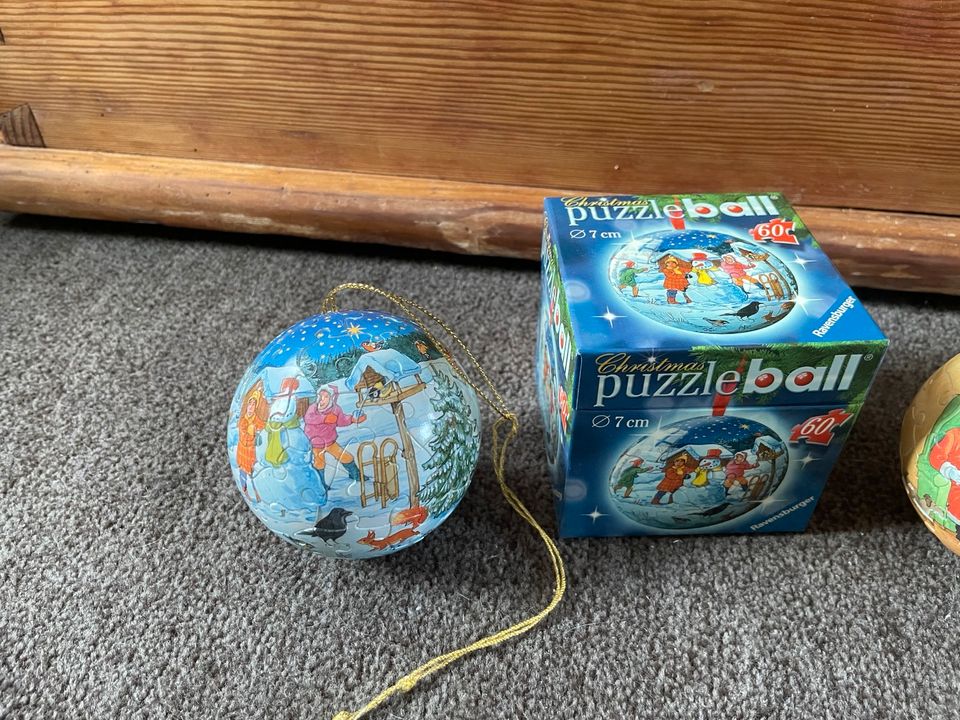 Puzzelball Weihnachten in Lößnitz