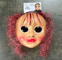 NEUE‼️Halloween Karneval Böse Puppe Maske mit Haare Kunststoff Rheinland-Pfalz - Adenau Vorschau