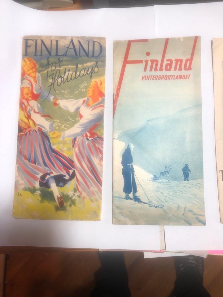 Konvolut 10 Versch. Alte Reiseprospekte FINNLAND - 1937 bis 1941 in Dessau-Roßlau