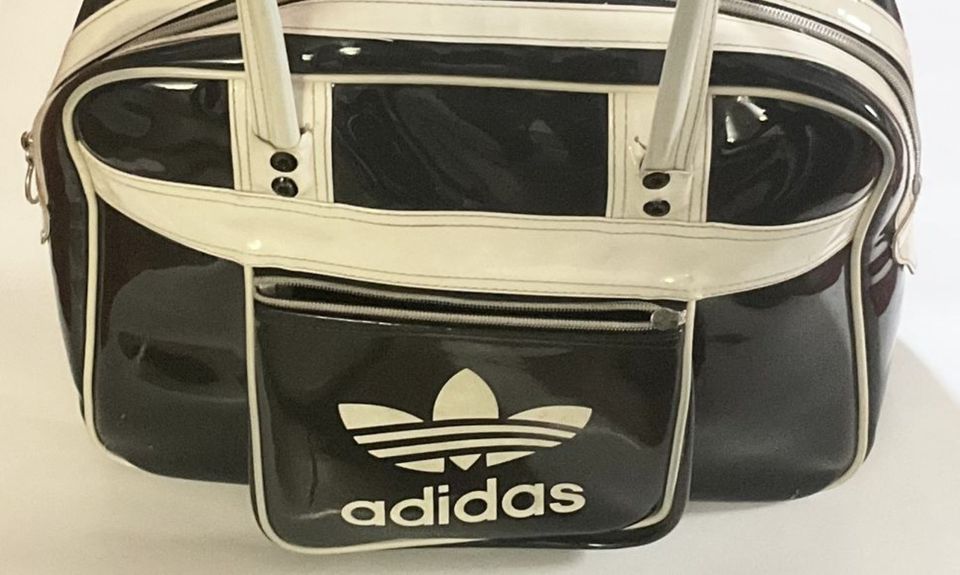 Adidas Tasche Nostalgie Vintage Kunstleder Tasche Bowling Bag Hen in Koblenz