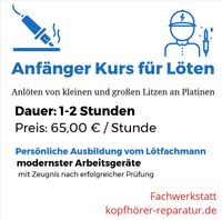 Anfänger-Kurs für Löten Köln - Rodenkirchen Vorschau