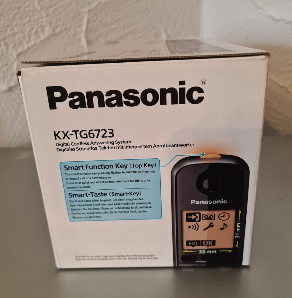 Schnurloses Panasonic-Telefon KX-TG6723 in Ebermannstadt