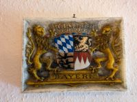 Wachsbild bayrisches Wappen Kr. Dachau - Dachau Vorschau