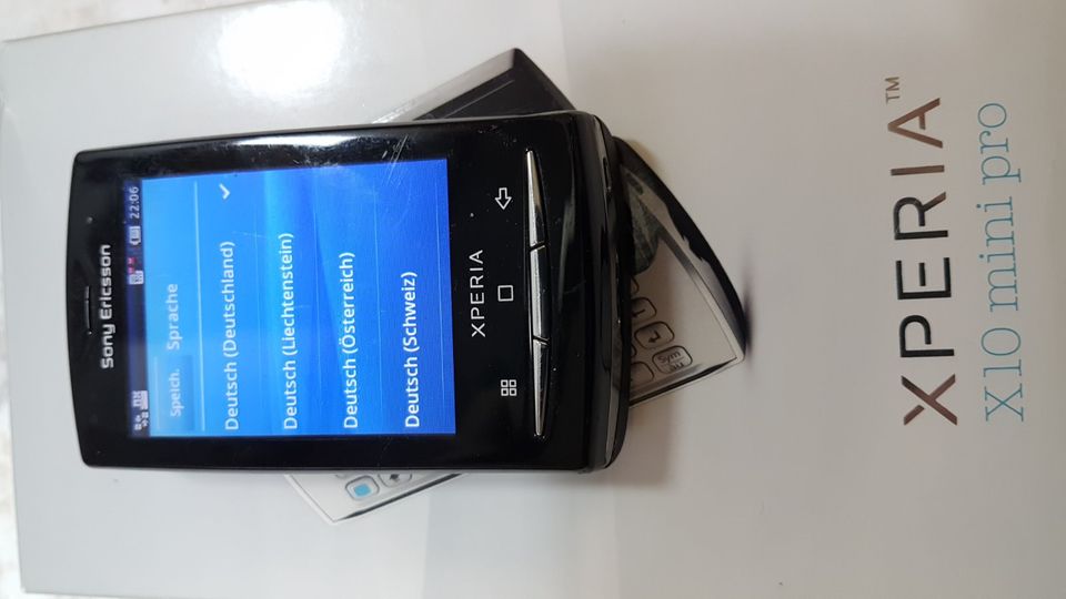 Sony Xperia X10 mini Schwarz in Obernholz