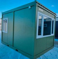 ✔️ NEU - 2 Jahre Garantie - Made in Germany ✔️ Wohncontainer mit Fenstern & Stauraum - Versand europaweit - Fertig montiert - Tiny House Gartenhütte Bürocontainer Baucontainer Containerwohnung Neuware Bayern - Brunnen Vorschau