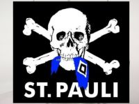 3x FC St Pauli Totenkopf Aufkleber Sticker schwarz-blau TOP Wandsbek - Hamburg Hummelsbüttel  Vorschau