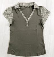 Shirt mit Stoffkragen, braun Gr. 38/40 Bayern - Pfaffenhofen a.d. Ilm Vorschau