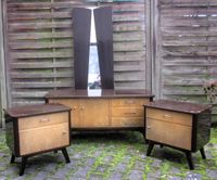 Set Schlafzimmer 50er 60er Jahre vintage Nachttische Sideboard Baden-Württemberg - Offenburg Vorschau