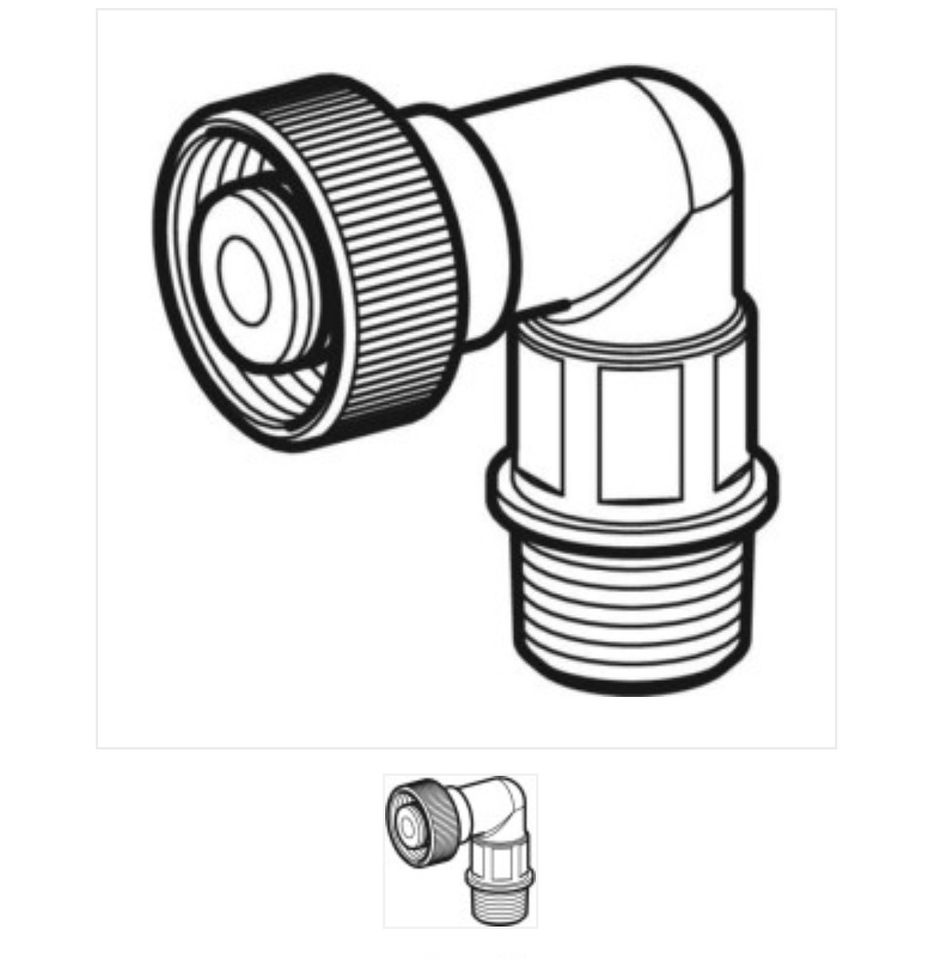5x Geberit Anschlussnippel gekrümmt 242.131.00.1 in Dillingen (Donau)