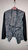 Cardigan Strickjacke S/M Signature Grau Meliert Wasserfallkragen Brandenburg - Schwedt (Oder) Vorschau