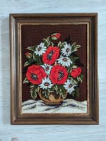 Gobelin Stickbild Bild Blumen 47 x 38 cm Niedersachsen - Meine Vorschau