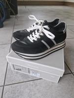 Tamaris Sneaker Schwarz Silber - Damen Schuhe Gr. 40 Hessen - Mainhausen Vorschau