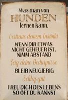 Blechbild mit schönen Spruch Hessen - Egelsbach Vorschau