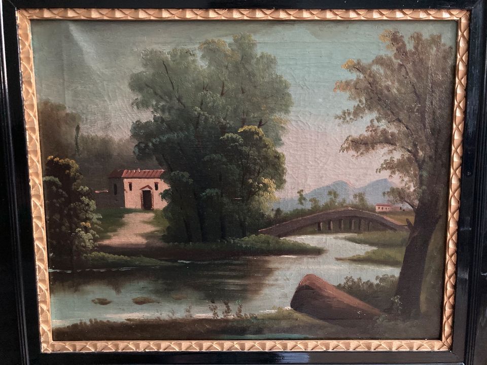 Antikes Gemälde Ölgemälde Bild in Steinbach