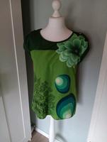 Desigual Bluse Shirt L Flowers Hessen - Merenberg Vorschau