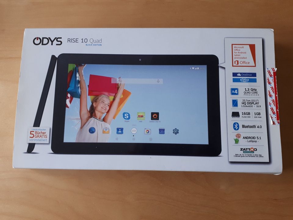 10 Zoll Tablet ODYS RISE 10 Quad black edition in Krefeld