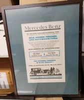 Retro Mercedes Benz Bild mit Rahmen 40 x 50 PayPal Bayern - Regensburg Vorschau