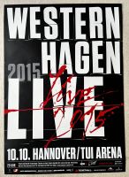 Westernhagen Live 2015 Hannover - Original Tour Poster TOP Hessen - Dietzenbach Vorschau