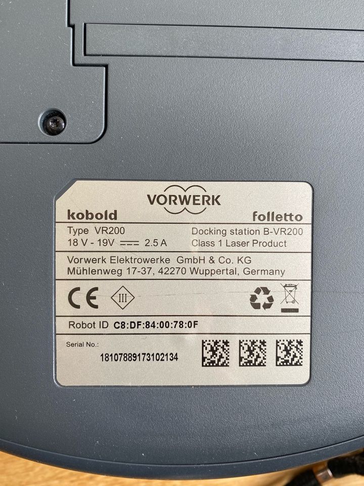 Vorwerk Kobold VR 200 Saugroboter DEFEKT in München