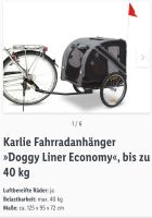 Neuer Karlie ecoliner Hunde Fahrradanhänger faltbar bis 40 kg Bochum - Bochum-Ost Vorschau