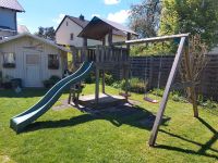 Jungle Gym Spielturm Chalet (mit Sandkasten/Rutsche/2 Schaukeln) Bayern - Dorfen Vorschau