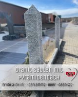 Zaunpfosten aus Granit mit Pyramidendach & ohne Pyramidendach Bayern - Stulln Vorschau