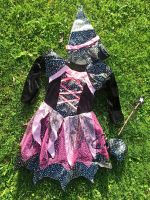 Kinder Mädchen Halloween Hexen Kostüm Glänzend Kleid+Hut Bad Doberan - Landkreis - Broderstorf Vorschau