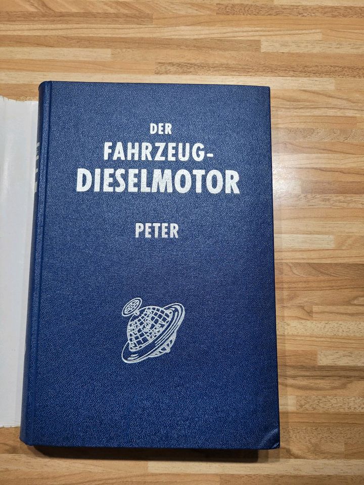 Buch Der Fahrzeug- Dieselmotor M. Peter 1953  PKW LKW Auto 4. Auf in Wismar