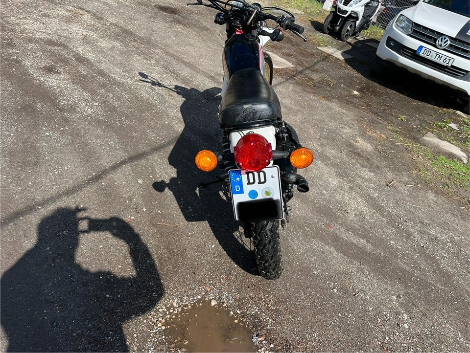 Yamaha XT 500, Klassiker mit Alutank, Original Patina in Dresden