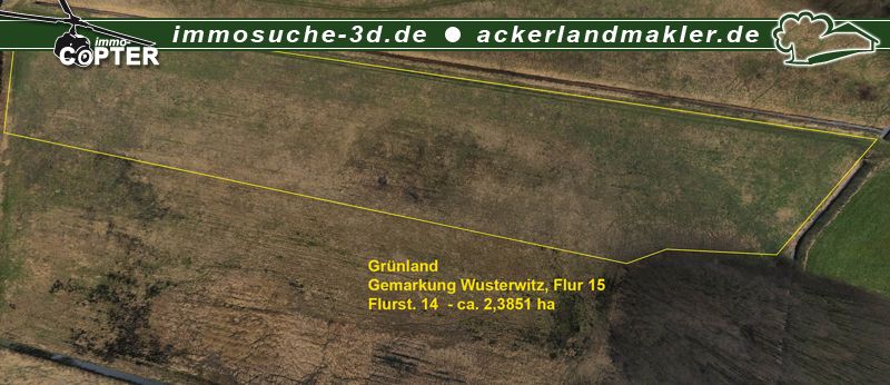 ca. 22,4 ha Acker, Grünland und Wald zum Verkauf - kurzfristig pachtfrei in Wusterwitz