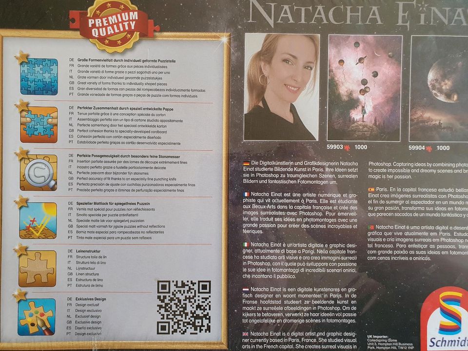 1000 Teile Puzzle Natacha Einat in Berlin