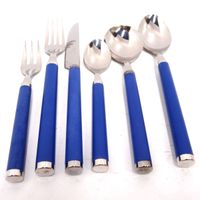 Besteck Villeroy & Boch S+ Blau 3x Löffel 2x Gabel 1x Messer Nordrhein-Westfalen - Marl Vorschau