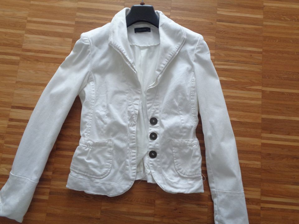 BLAZER WEISS VERO MODA ITALY Gr. 34 XS in Tittling