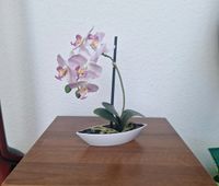 Orchidee-Phalaenopsis in Keramikschale lila 27 cm Kunstblume Berlin - Lichtenberg Vorschau