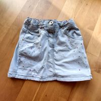 Boboli Jeans Rock grau Gr. 128 mit bunten Steinchen Hessen - Groß-Umstadt Vorschau