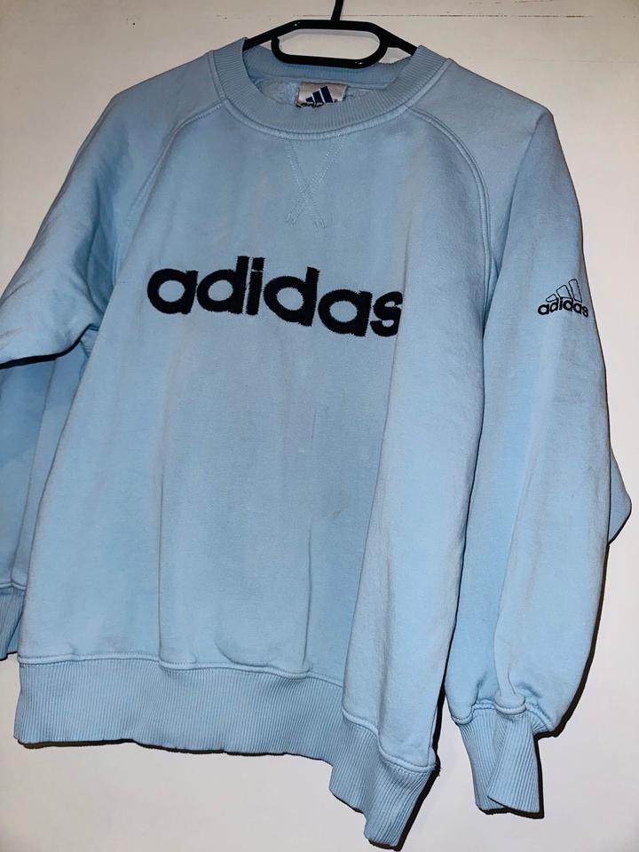 Coole Vintage Adidas Pullover Sweater Sweatshirt gr.Xs S 90er in Bayern