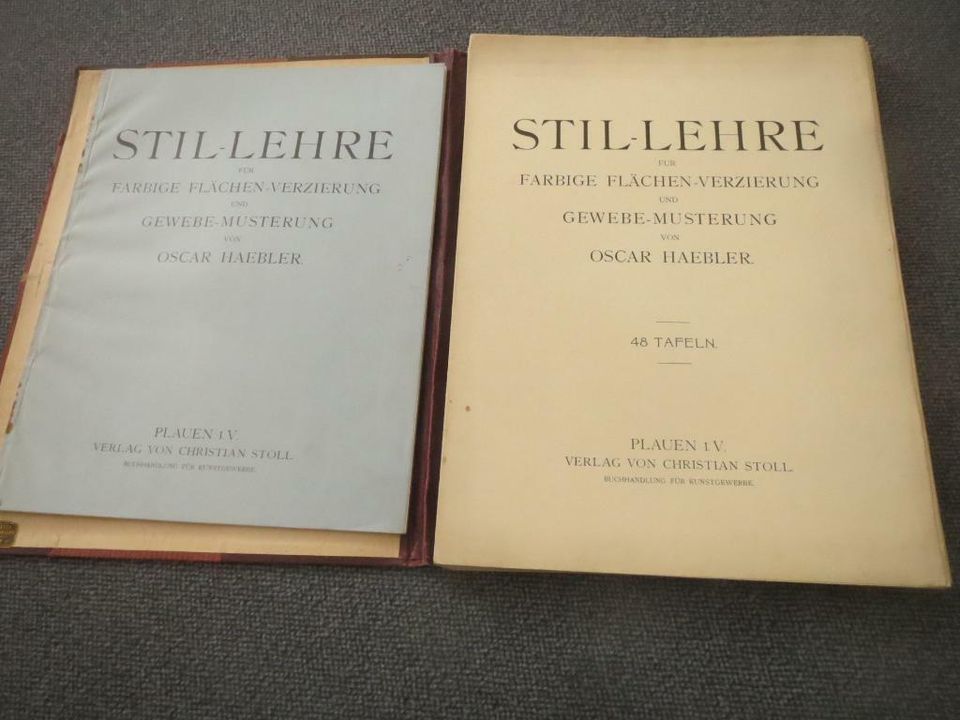 Stil-Lehre Oscar Haebler, 1909 in Berlin