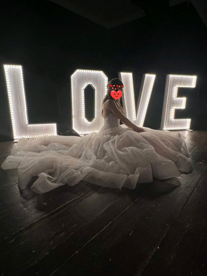 LOVE-Letters XXL-Leuchtbuchstaben Neonschild Hochzeit Deko in Keltern