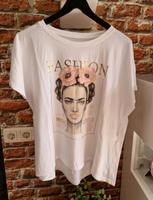 Damen T-Shirt Sommer L/40 weiß toller Druck Top Shirt Pullover Nordrhein-Westfalen - Porta Westfalica Vorschau