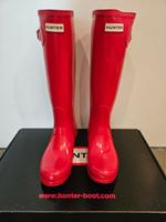 Hunter Original Tall Gloss Gummistiefel, Rot, Gr. 37, neuwertig Neuhausen-Nymphenburg - Neuhausen Vorschau